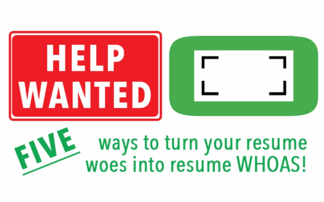 Resume Woes? You’re not the only one.