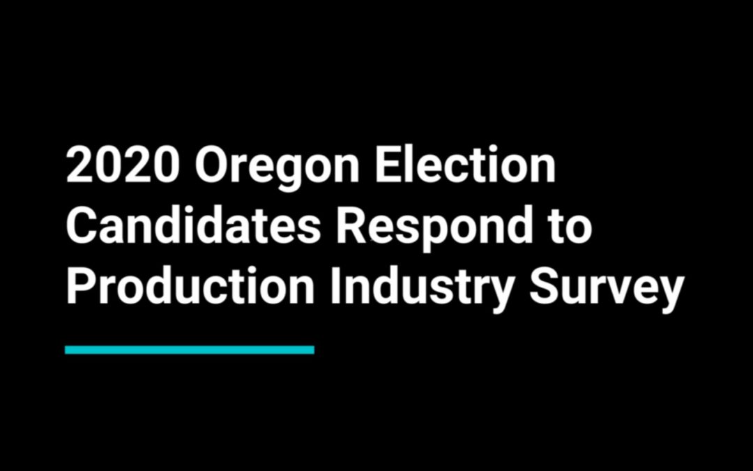 2020 Oregon Candidates Production Industry Survey