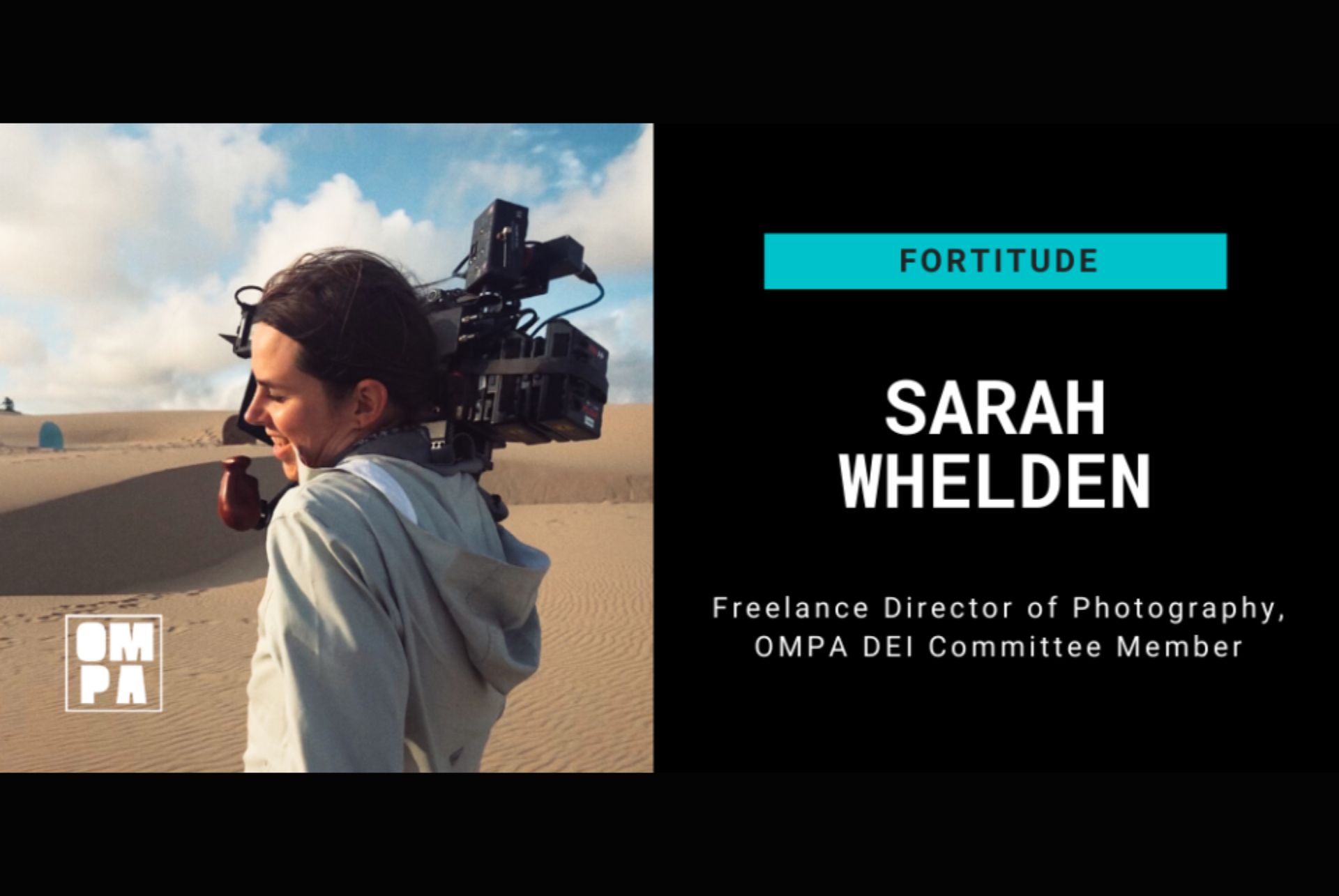 cinematographer Sarah Whelden