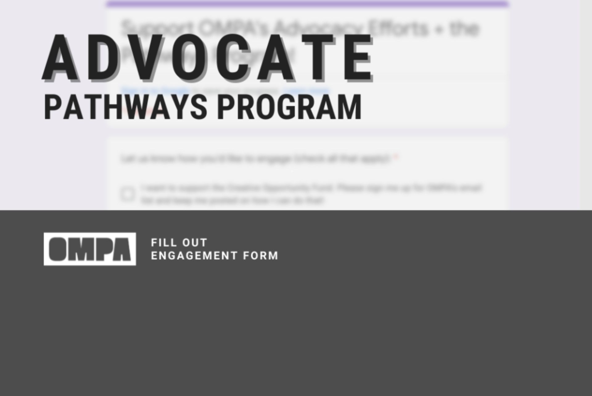 learn more about the Pathways Program at OMPA